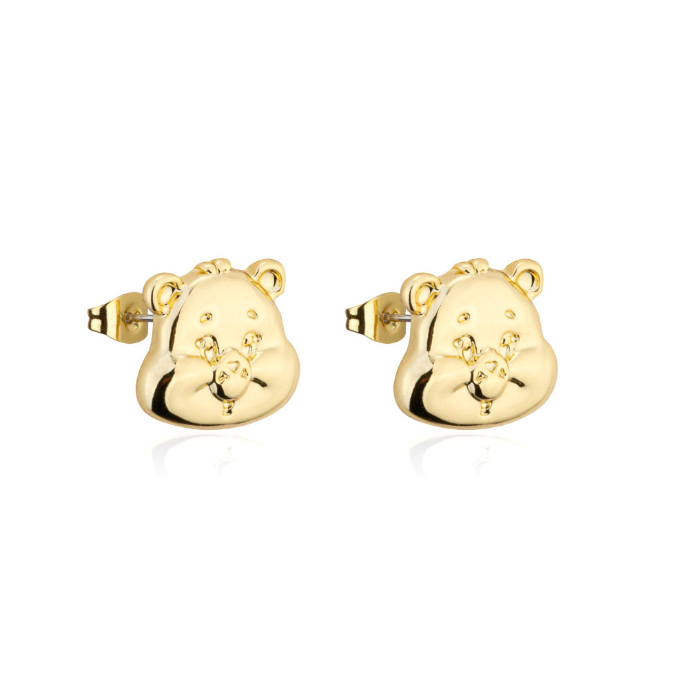 Care-Bears-Stud-Earrings-Yellow-Gold-Licensed-Jewellery-Couture-Kingdom