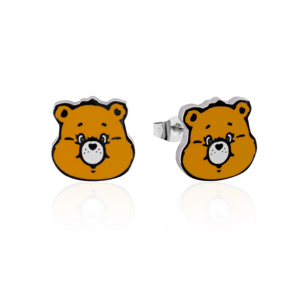 Care-Bears-Tenderheart-Bear-Stud-Earrings-Enamel-Stainless-Steel-LIcensed-Jewellery-Couture-Kingdom