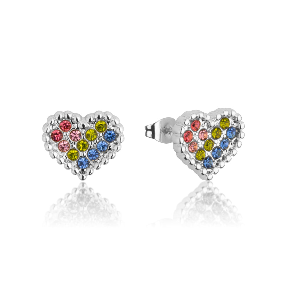 Care-Bears-Crystal-Rainbow-Stud-Earrings-Couture-Kingdom-Licensed-Jewellery-White-Gold