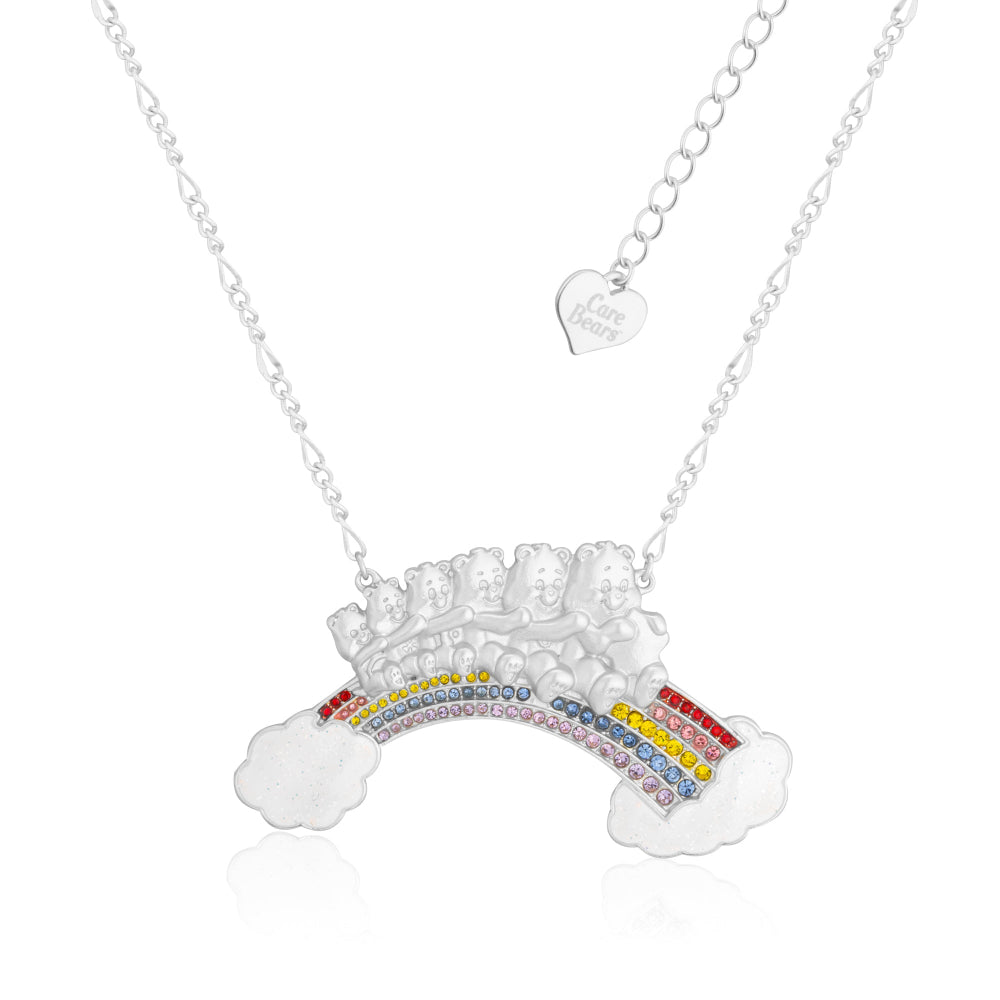 Care-Bear-Stare-Rainbow-Statement-Necklace-White-Gold-jewellery-by-Couture-Kingdom