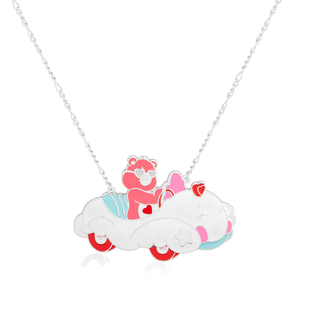 Care-Bears-Love-a-lot-Cloud-Car-Necklace-White-Gold-Enamel-Licensed-Jewellery-Couture-Kingdom