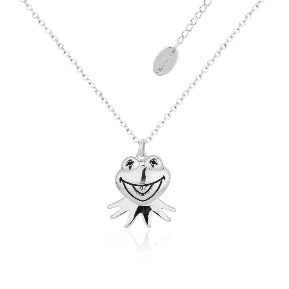 Disney-Muppets-Kermit-Frog-white-gold-necklace-couture-kingdom-DSN1124