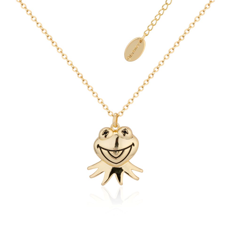 Disney-Muppets-Kermit-Frog-yellow-gold-necklace-couture-kingdom-DYN1124
