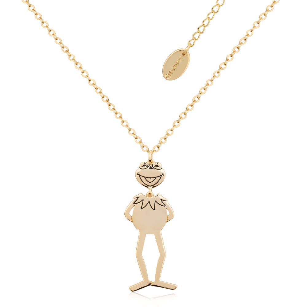 Disney-Muppets-Kermit-Frog-yellow-gold-necklace-couture-kingdom-DYN1128
