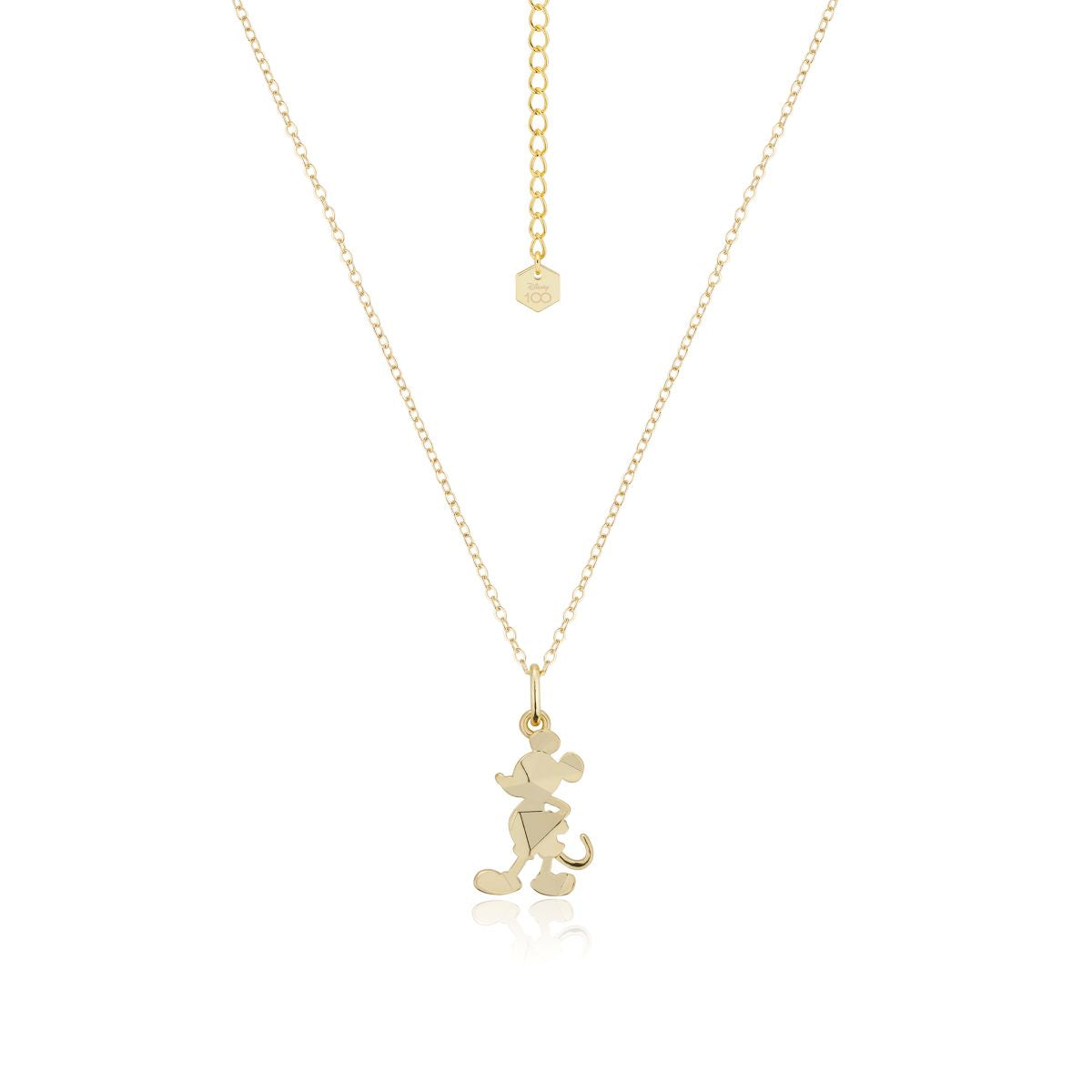 Disney_100_Mickey_Mouse_Pendant_Facet_Charm_Necklace_Yellow_Gold_Jewellery_Couture_Kingdom_DYN1108