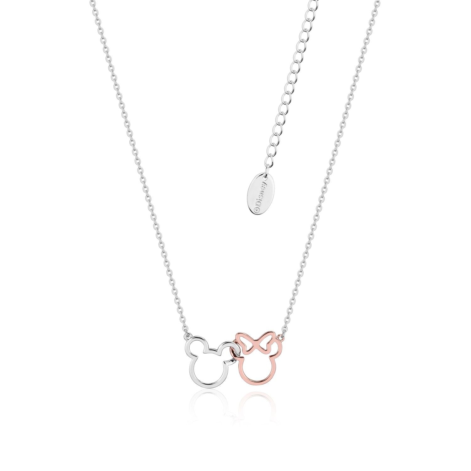 Mickey and minnie necklace hot sale