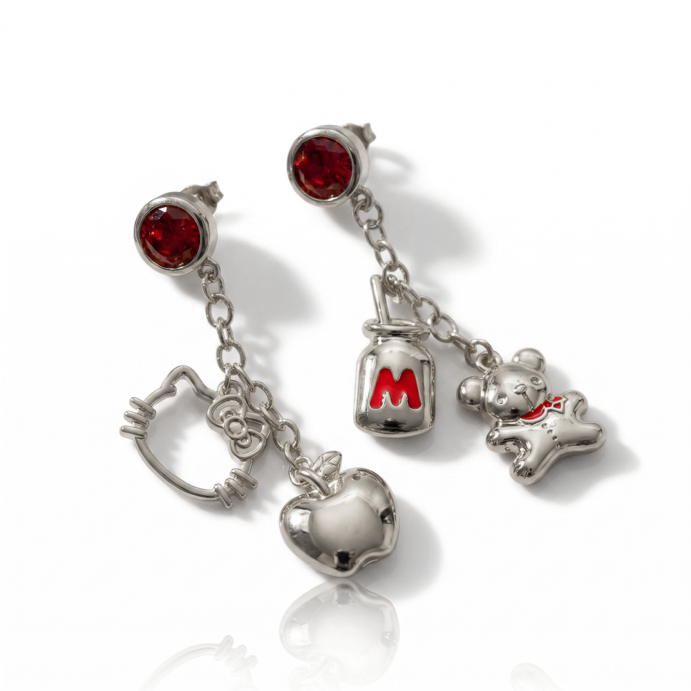 PRE-ORDER Sanrio Hello Kitty Core Charm Drop Earrings