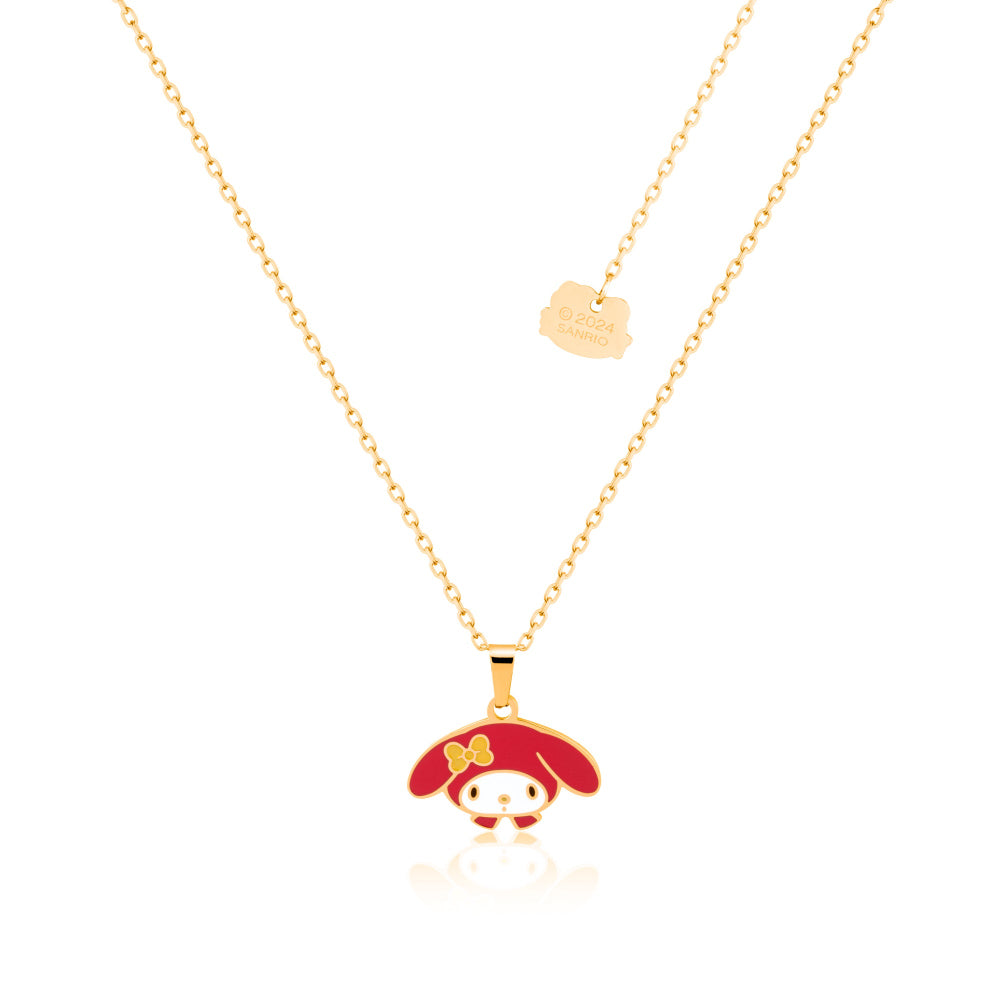 Sanrio My Melody Gold Plated Stainless Steel Enamel Necklace