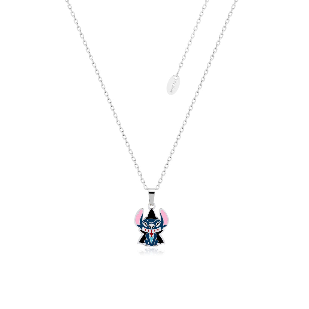 Disney-Stitch-Dracula-Stainless-Steel-Enamel-Necklace-Licensed-Jewellery-Couture-Kingdom
