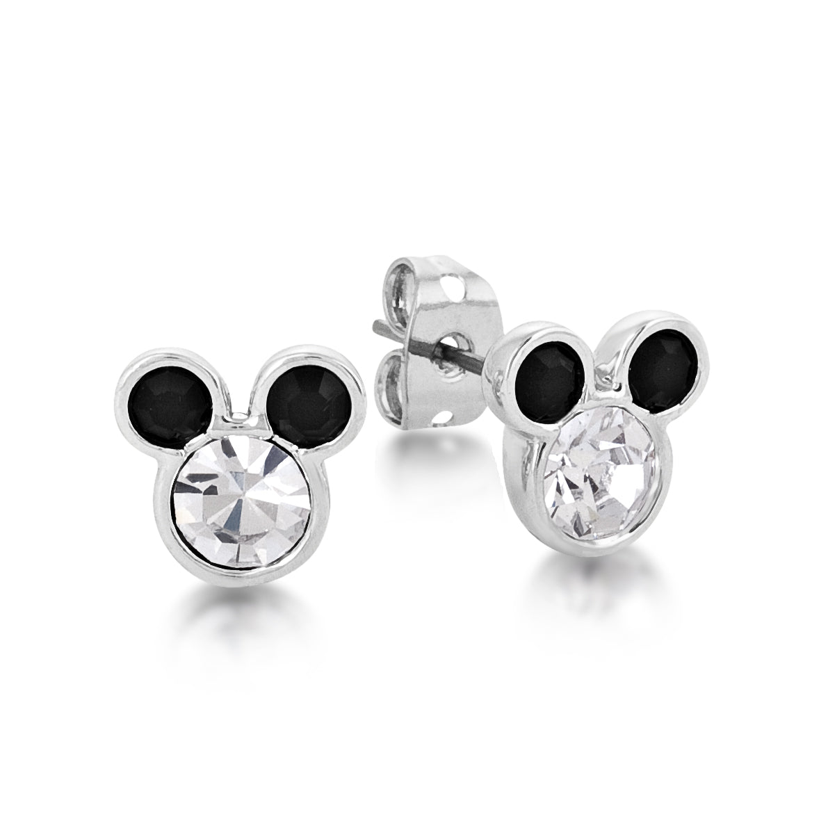 Disney Mickey Mouse Crystal Stud Earrings - Disney Jewellery
