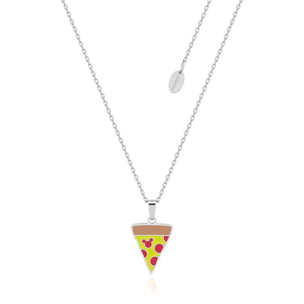 ECC Disney Mickey Mouse Pizza Slice Enamel Necklace