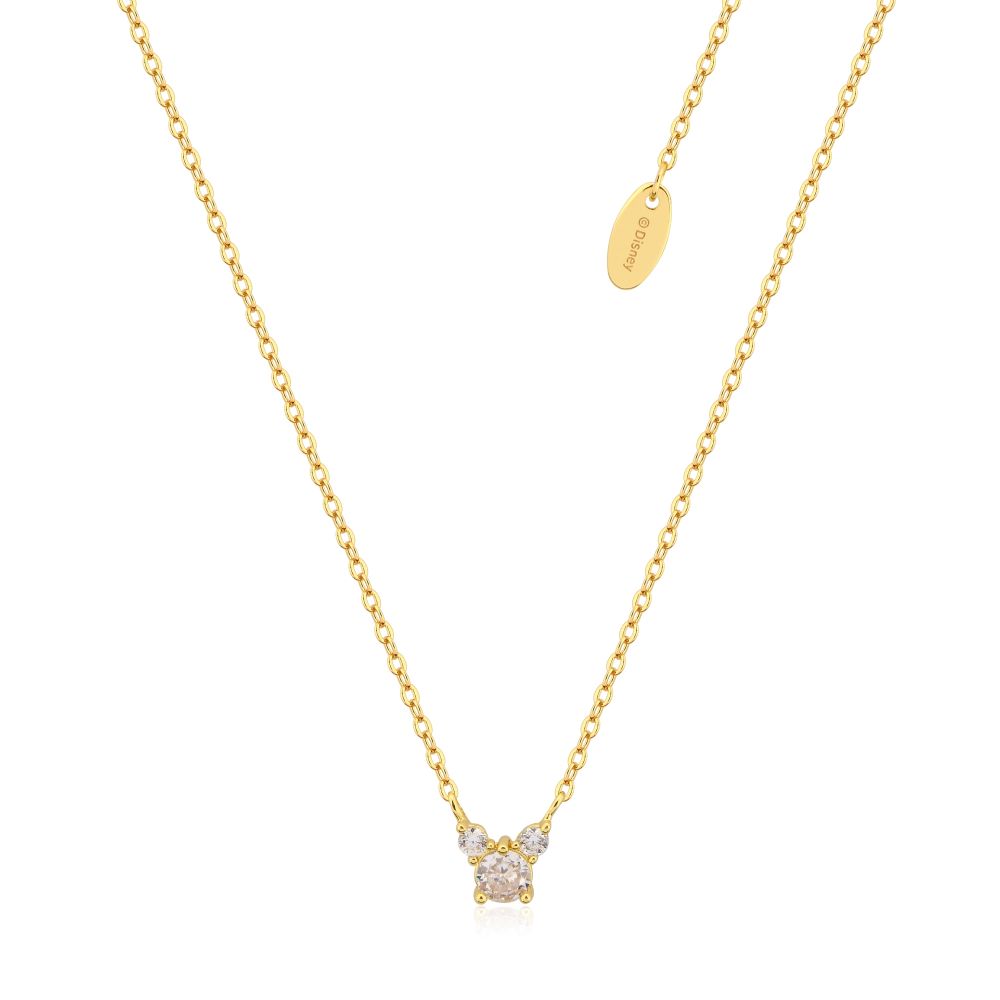 Disney_Couture_Kingdom_Sterling_Silver_Yellow_Gold_Mickey_Mouse_Cubic_Zirconia_Necklace_SSDN076