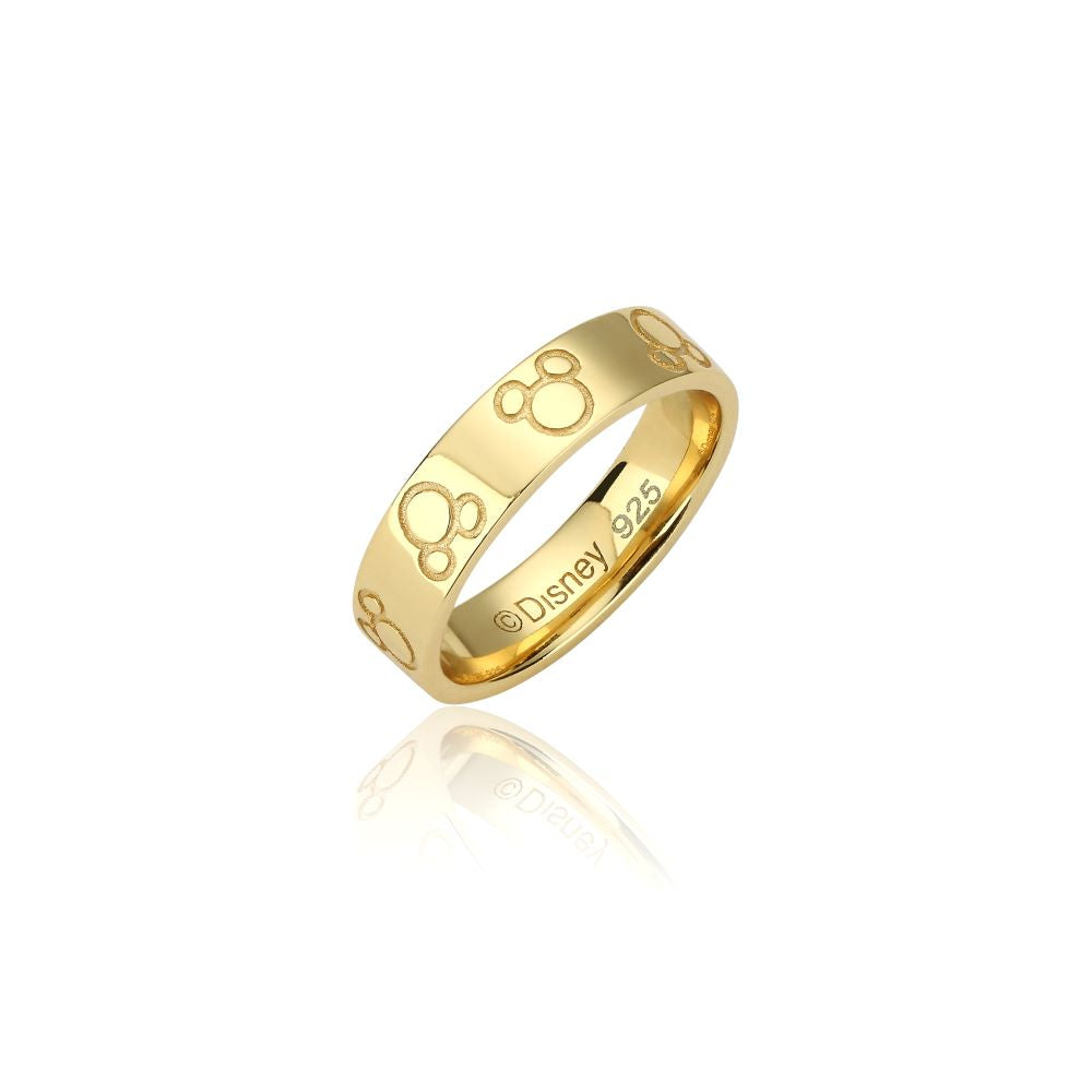 Precious Metal Mickey Mouse Band Ring