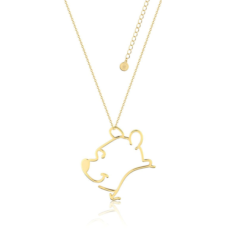 Disney Winnie the Pooh Outline Necklace