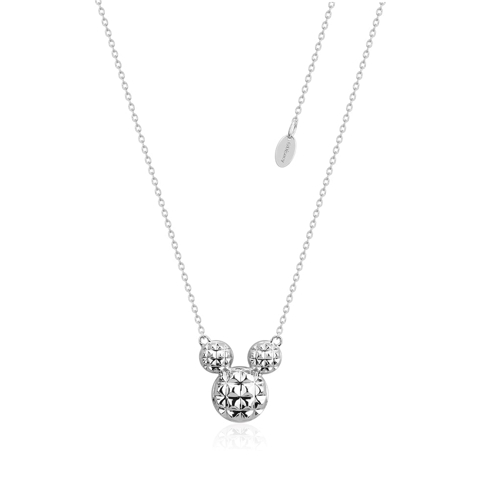 Mickey mouse silver clearance necklace