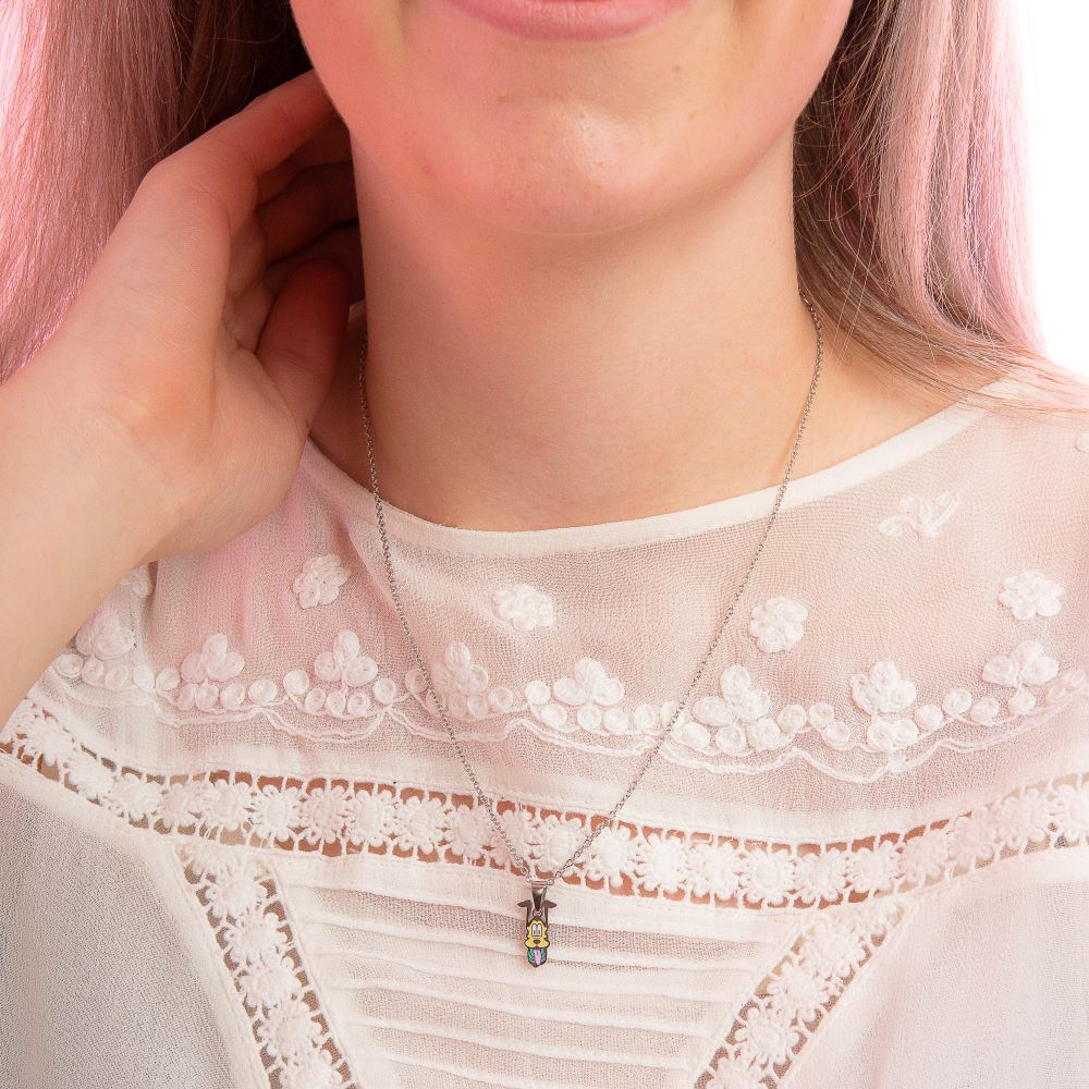 ECC Disney Pluto Enamel Necklace
