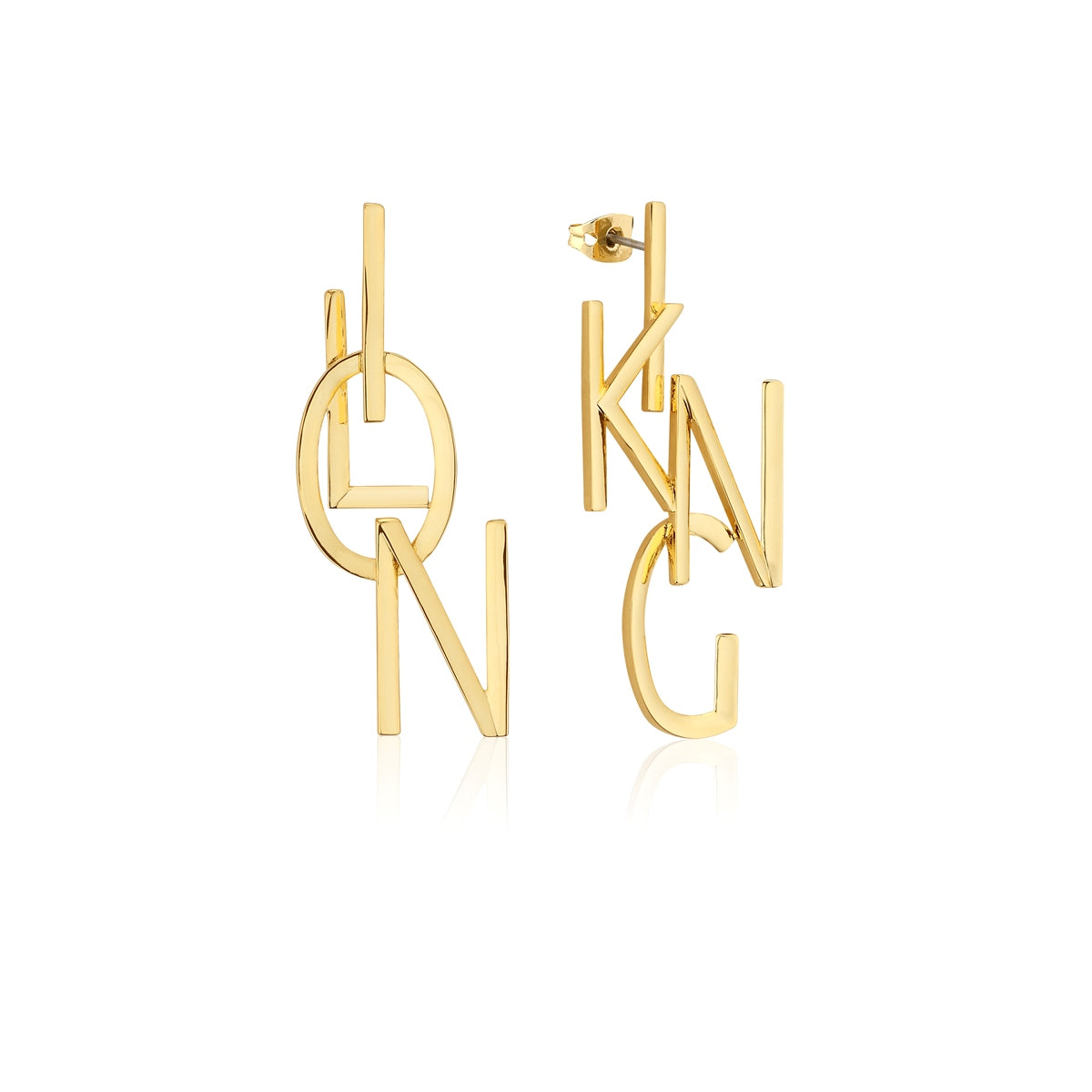 Lion top king earrings