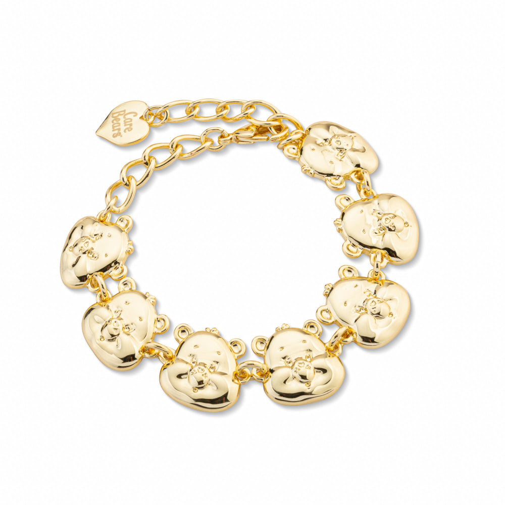 Couture-Kingdom-Care-Bears-Bracelet-Yellow-Gold-Licensed-Jewellery