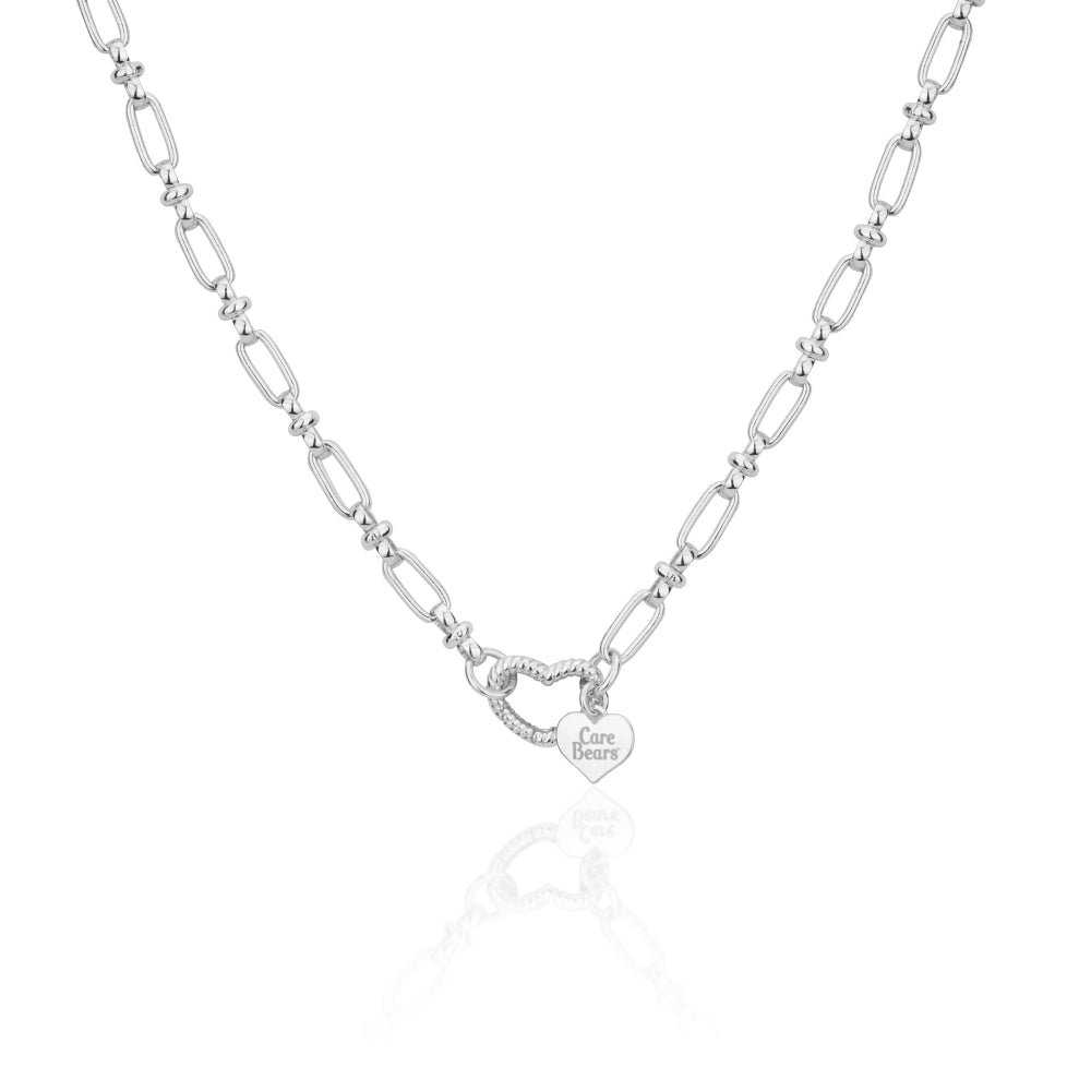 Care-Bears-Heart-Logo-Charm-necklace-white-gold-licensed-jewellery-by-Couture-Kingdom