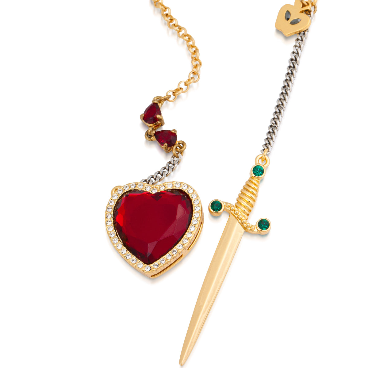 Disney-Snow-White-Crystal-Heart-agger-necklace-Couture-Kingdom-DYN0830