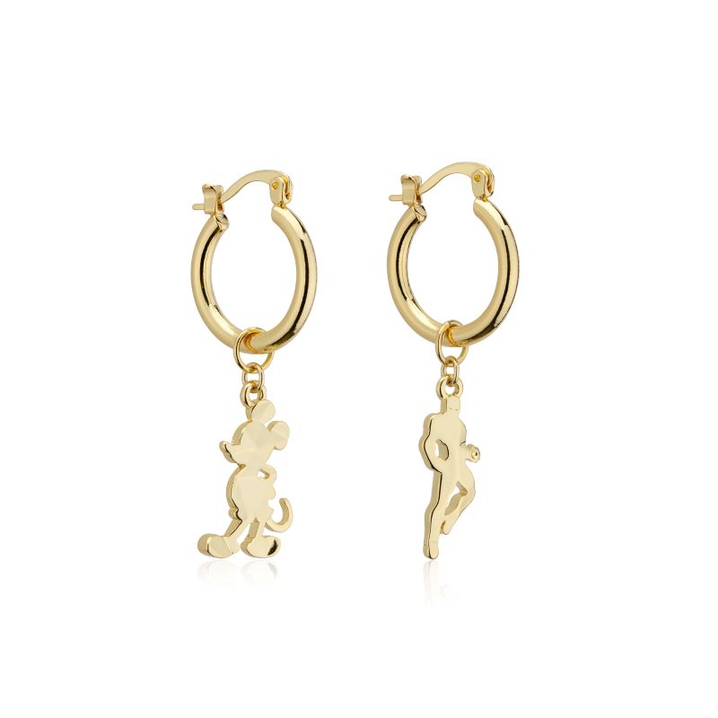 Mickey hoop earrings shop