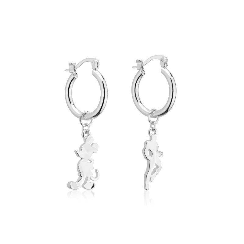 Mickey mouse hoop hot sale earrings