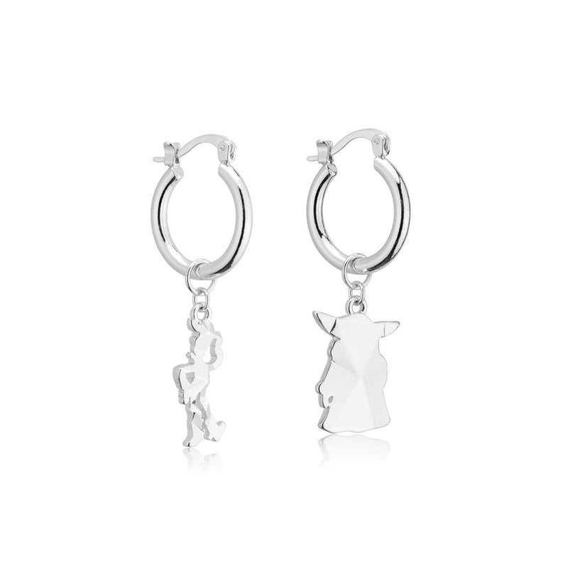 Disney 100 Toy Story Woody Charm Hoop Earrings