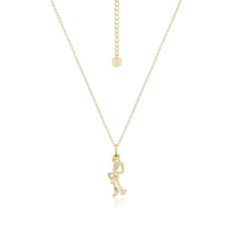 Disney_100_Pixar_Toy_Story_Woody_Pendant_Facet_Charm_Necklace_Yellow_Gold_Jewellery_Couture_Kingdom_DYN1114