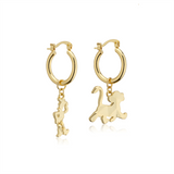 Disney_100_Pixar_Toy_Story_Woody_Simba_Facet_Charm_Hoop_Earrings_Yellow_Gold_Jewellery_Couture_Kingdom_DYE1120