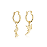 Disney_100_Pixar_Toy_Story_Woody_Tinker_Bell_Facet_Charm_Hoop_Earrings_Yellow_Gold_Jewellery_Couture_Kingdom_DYE1120