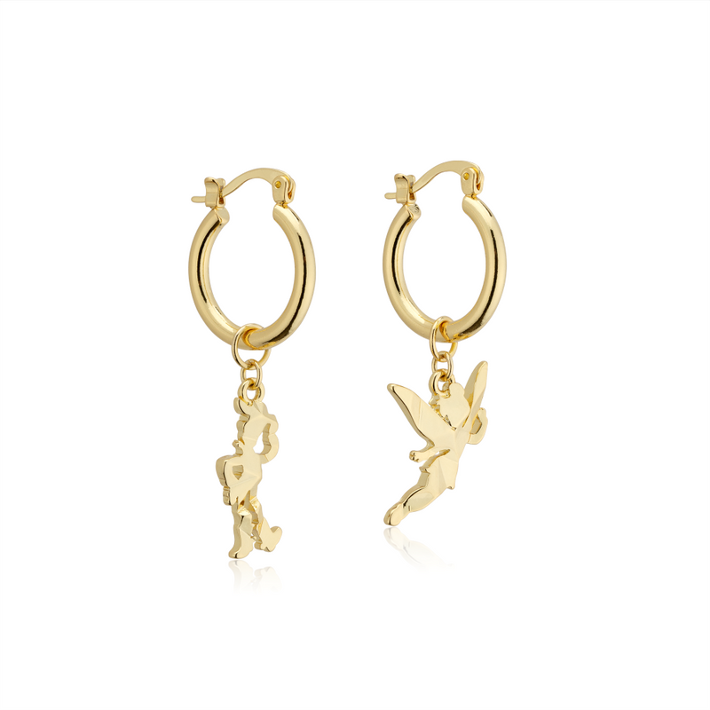 Angel top hoop earrings