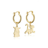 Disney_100_Star_Wars_Mandalorian_Grogu_Disney_Simba_Charm_Hoop_Earrings_Yellow_Gold_Jewellery_Couture_Kingdom