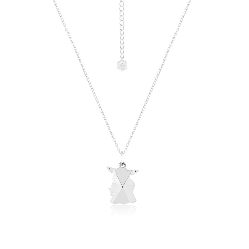 Disney_100_Star_Wars_Mandalorian_Grogu_Pendant_Facet_Charm_Necklace_White_Gold_Jewellery_Couture_Kingdom_SWN029