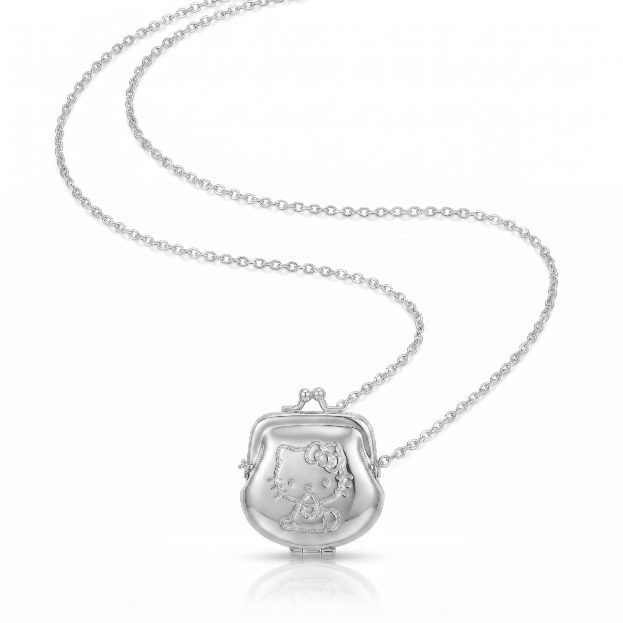 Sanrio Hello Kitty Kiss Lock Purse Necklace