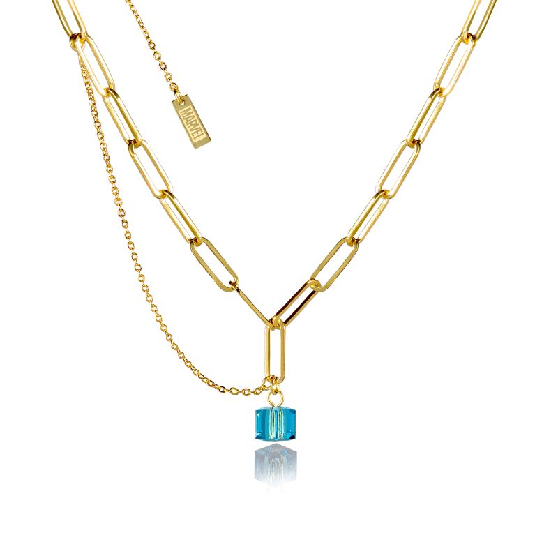 MN027_Marvel_Jewellery_Couture_Kingdom_Gold_Tesseract_Crystal_Necklace_Blue_Stone