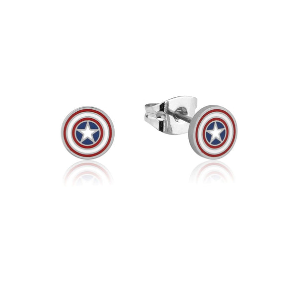 ECC Marvel Captain America Stud Earrings
