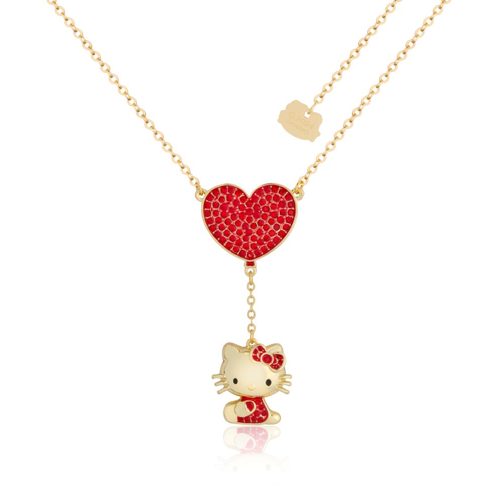 Sanrio Hello Kitty Crystal Heart Necklace