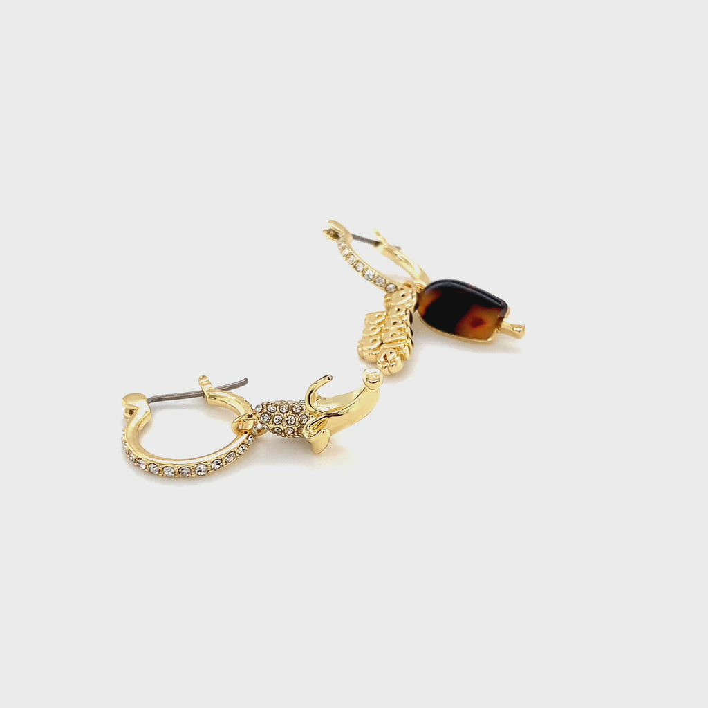 360_Degree_View_Of_Streets_Paddle_Pop_Banana_Mini_Hoop_Earrings