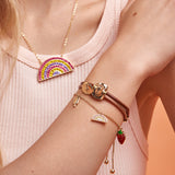 Streets_Bubble_OBill_leather_Slider_Lariat_Bracelet_On_Model