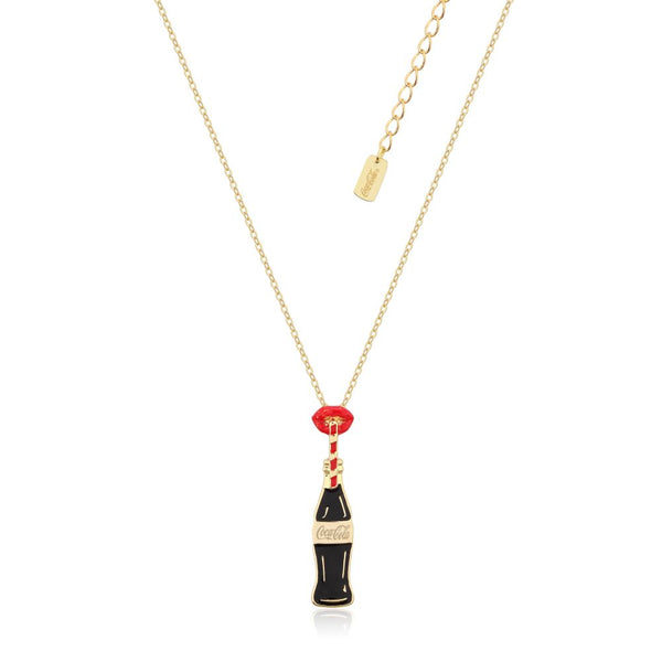 CN017_Coca-Cola_Contour_Bottle_Glitter_Lips_Necklace_Yellow_Gold_Couture_Kingdom