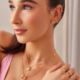 Model_Wearing_Disney_Couture_Kingdom_Sterling_Silver_Mickey_Mouse_Cubic_Zirconia_Halo_Stud_Earrings_SSDE078