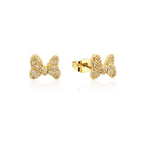 Disney_Couture_Kingdom_Sterling_Silver_Yellow_Gold_Minnie_Mouse_Bow_Cubic_Zirconia_Stud_Earrings_SSDE100