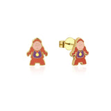 Disney_Beauty_and_the_Beast_Cogsworth_Stainless_Steel_Couture_Kingdom_Stud_Earrings_Yellow_Gold_SPE144G