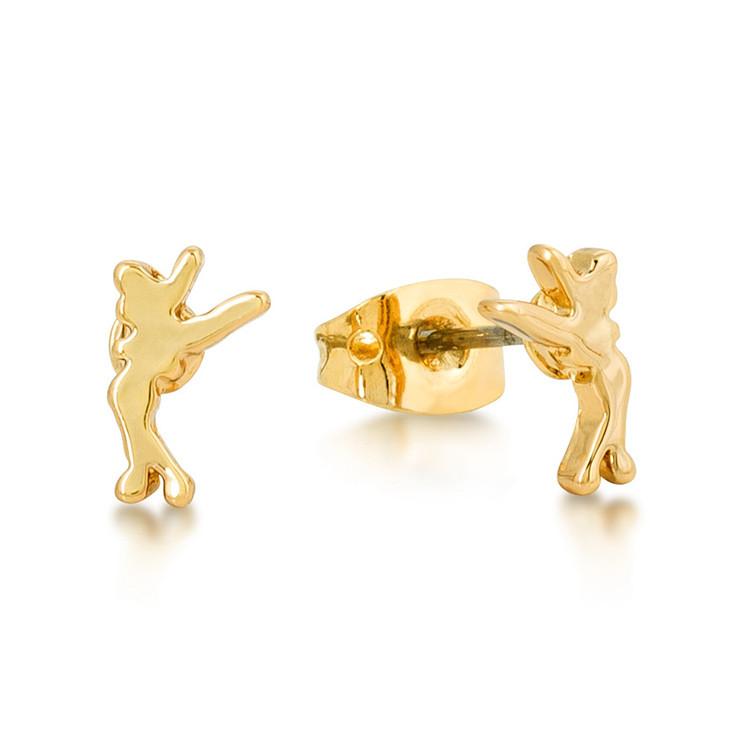 Junior Tinker Bell Silhouette Stud Earrings - Disney Couture Jewellery