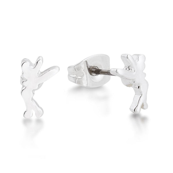 Kids Tinker Bell Silhouette Stud Earrings