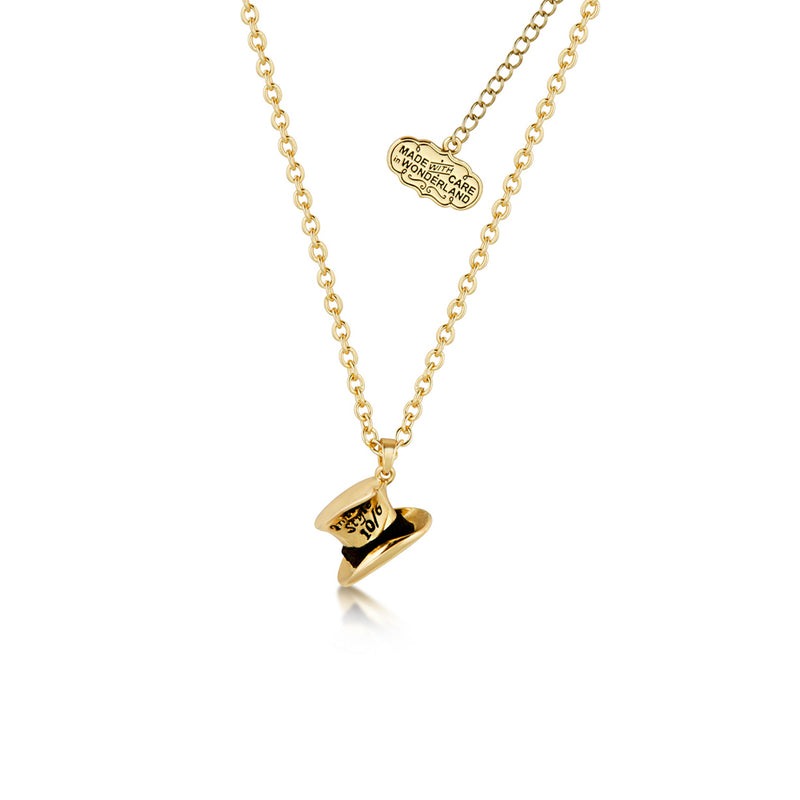 Disney-Kids-Mad-Hatter-Necklace-Yellow-Gold-Jewellery-by-Couture-Kingdom-Official-DJN0570