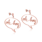 Mickey Mouse Oh Boy Earrings