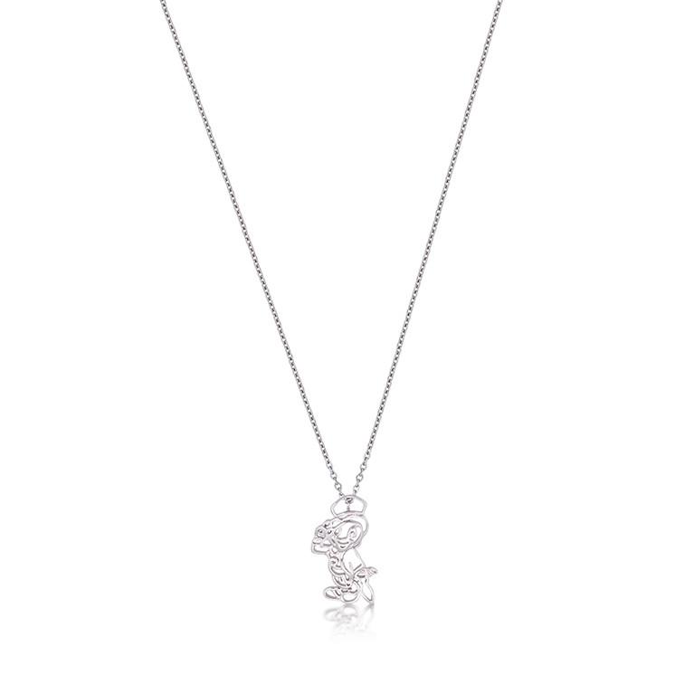 Junior Jiminy Cricket Outline Necklace - Disney Jewellery