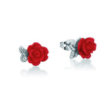 Enchanted Rose Stud Earrings