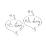 Mickey Mouse Oh Boy Earrings